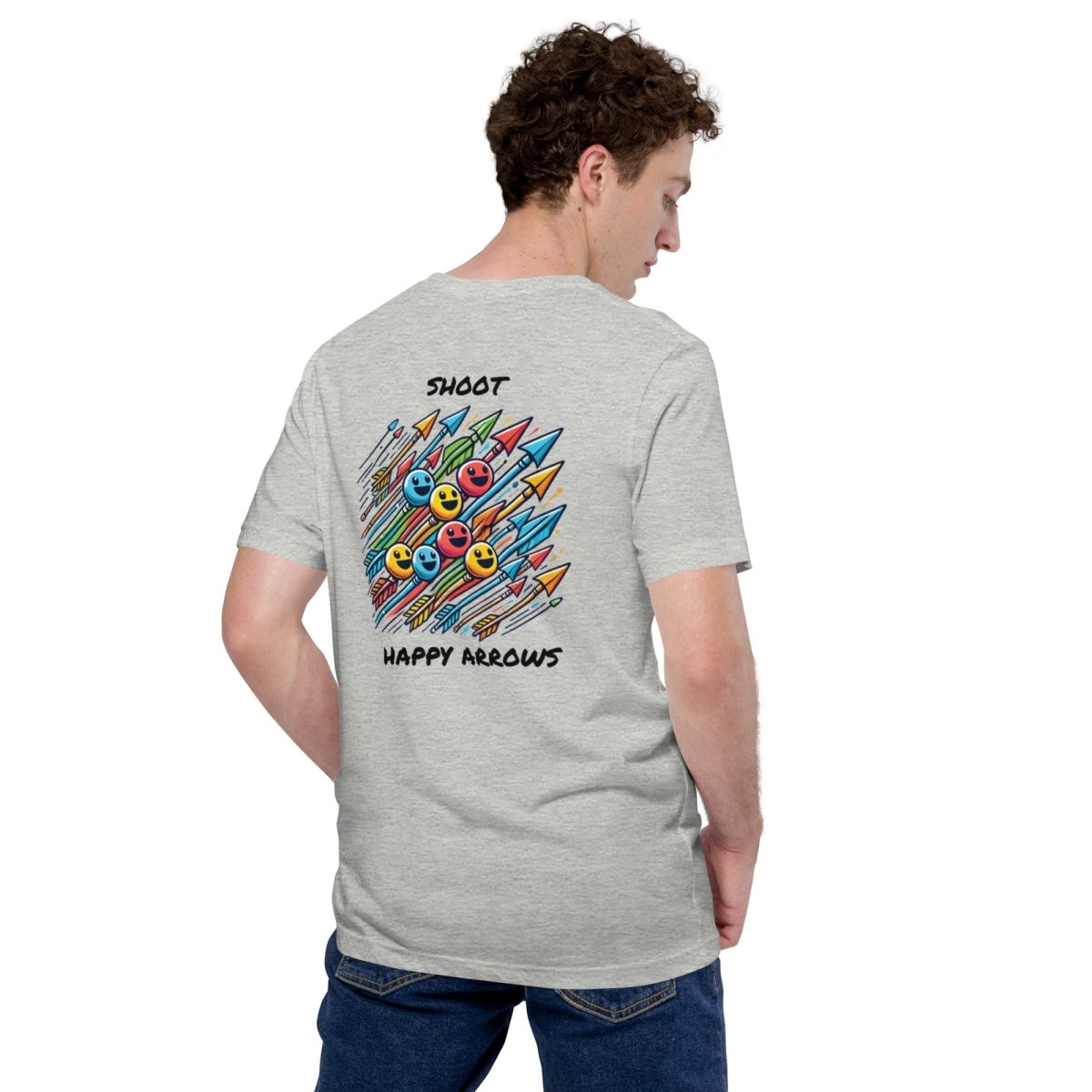 Ana rendon shoot happy arrows t-shirt - Wifler Industries - Clothing - Wifler Industries - 6659969_9561 - Athletic Heather - XS - Product mockup -