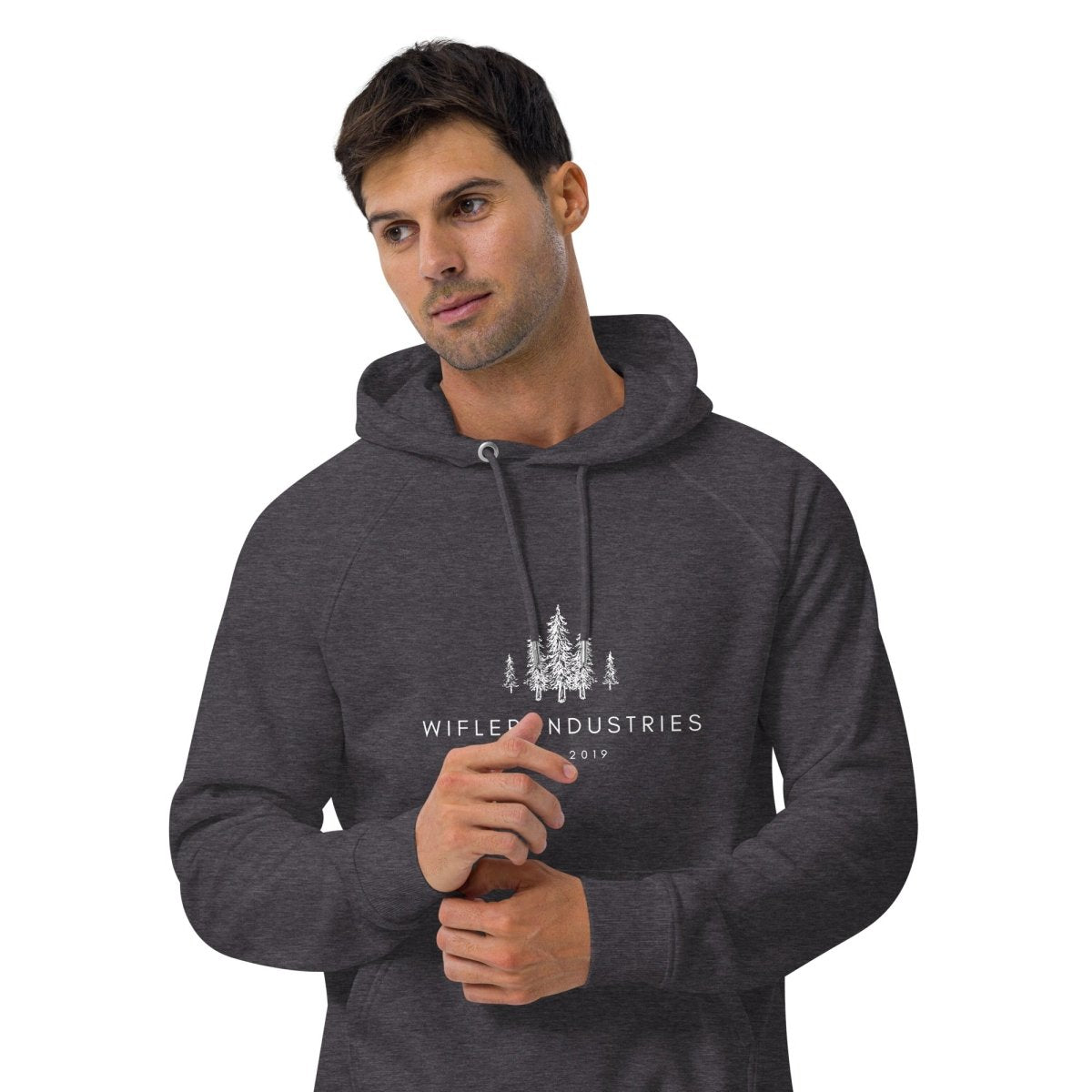 Unisex eco raglan hoodie - Wifler Industries--Wifler Industries-2185570_13744--Burgundy-XS--Unisex eco raglan hoodie-