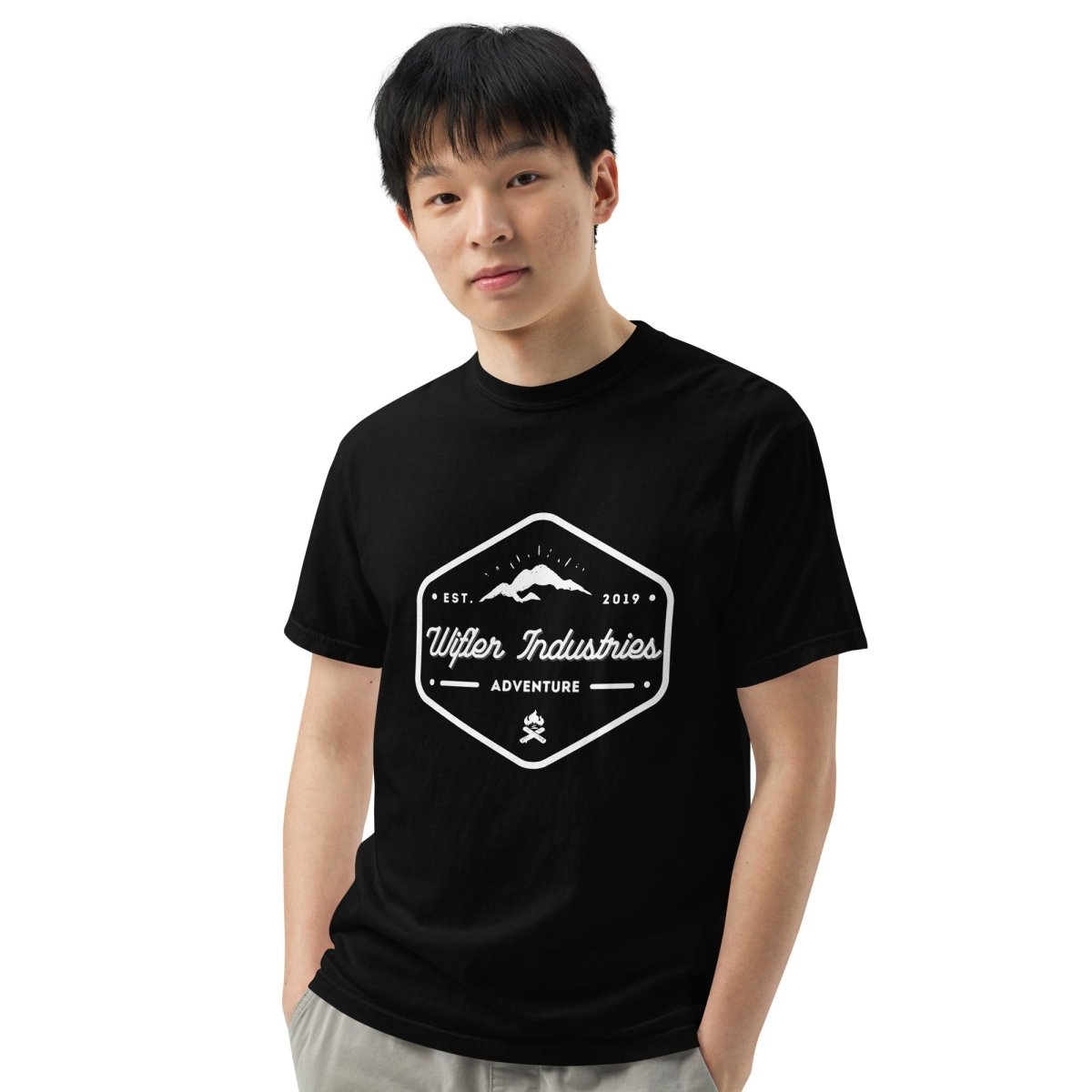 Unisex garment-dyed heavyweight t-shirt - Wifler Industries--Wifler Industries-3408529_15114--Black-S--Unisex garment-dyed