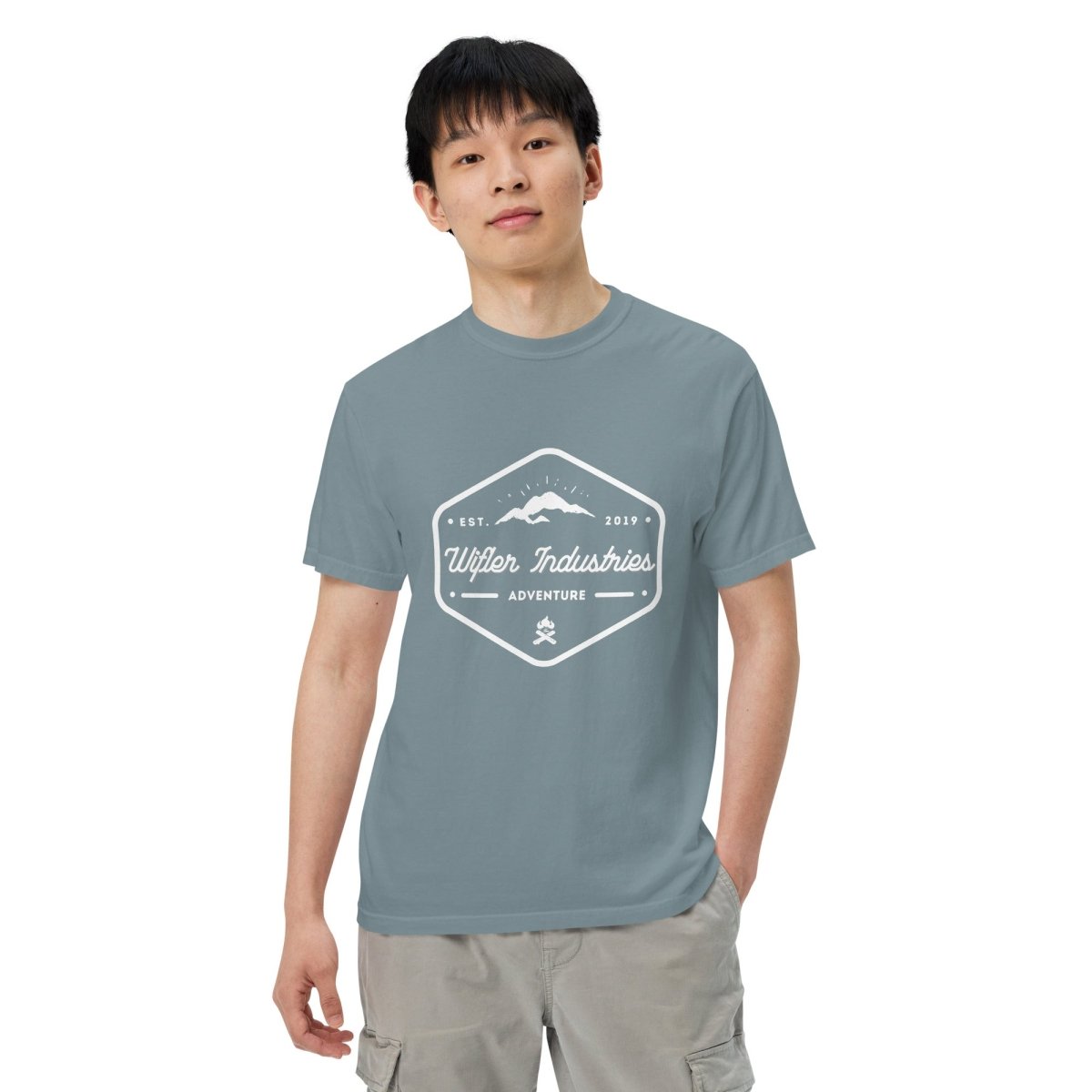 Unisex garment-dyed heavyweight t-shirt - Wifler Industries--Wifler Industries-3408529_15119--Red-S--Unisex garment-dyed