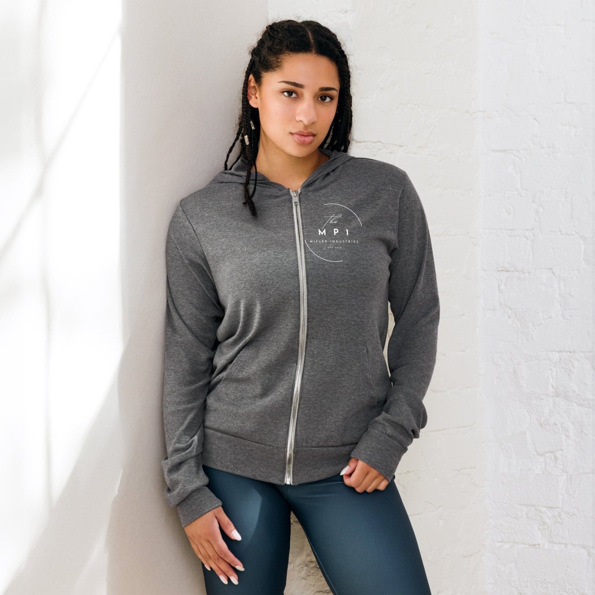 Unisex zip hoodie - Wifler Industries--Wifler Industries-9535358_9214--Grey Triblend-XS--Unisex zip hoodie-