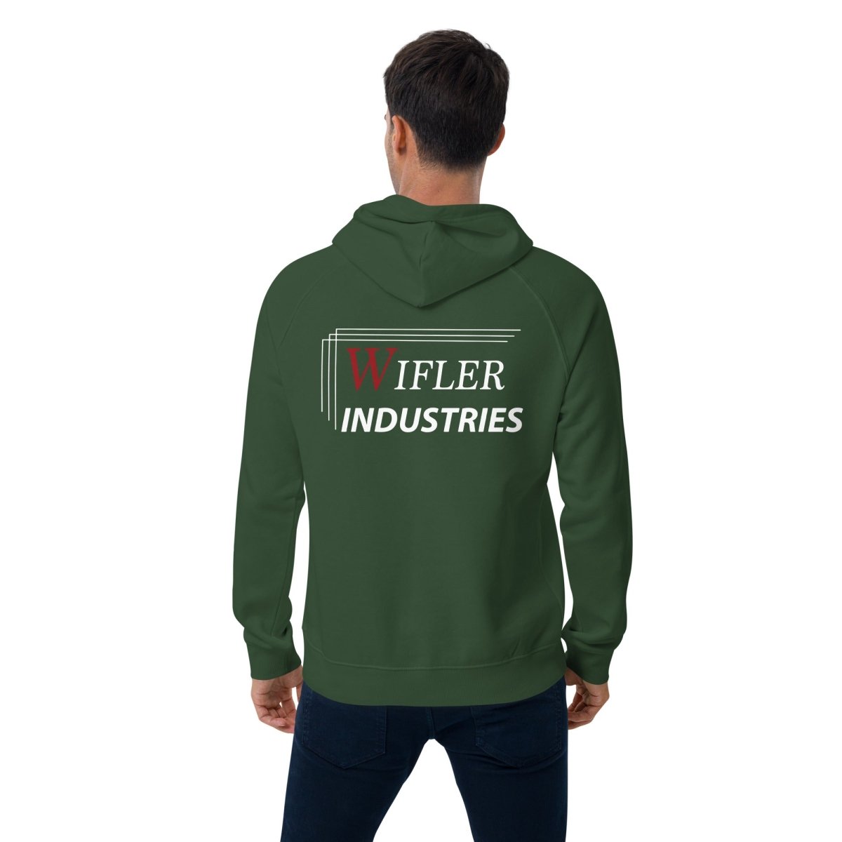 Unisex eco raglan hoodie - Wifler Industries--Wifler Industries-2185570_13737--Bottle green-XS--Unisex eco raglan hoodie-