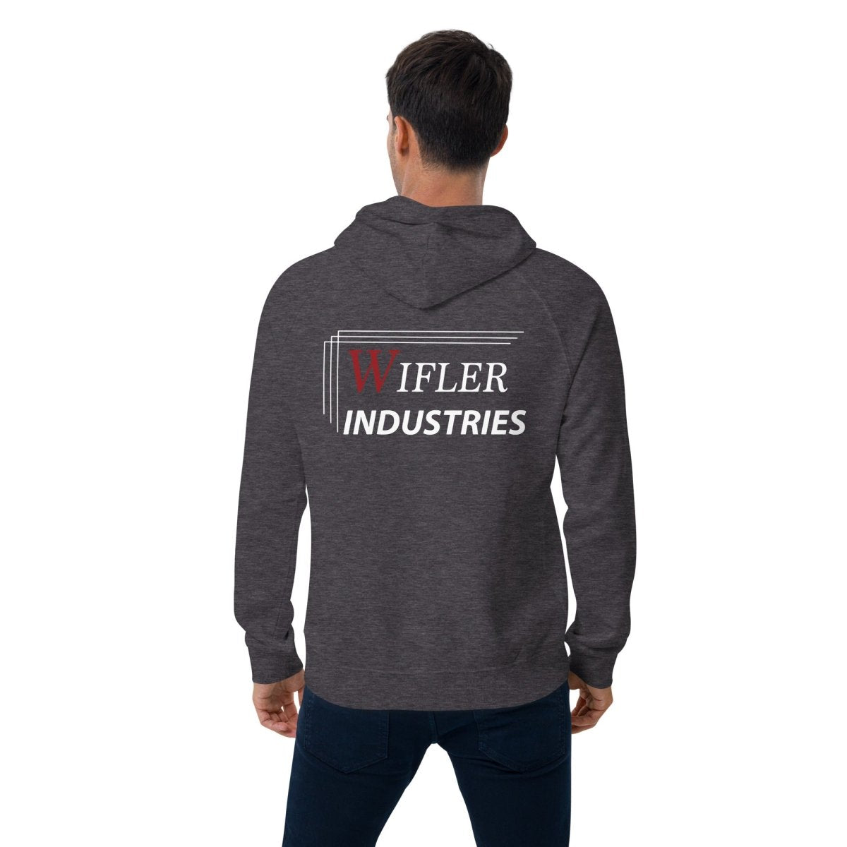 Unisex eco raglan hoodie - Wifler Industries--Wifler Industries-2185570_13758--Charcoal Melange-XS--Unisex eco raglan hoodie-