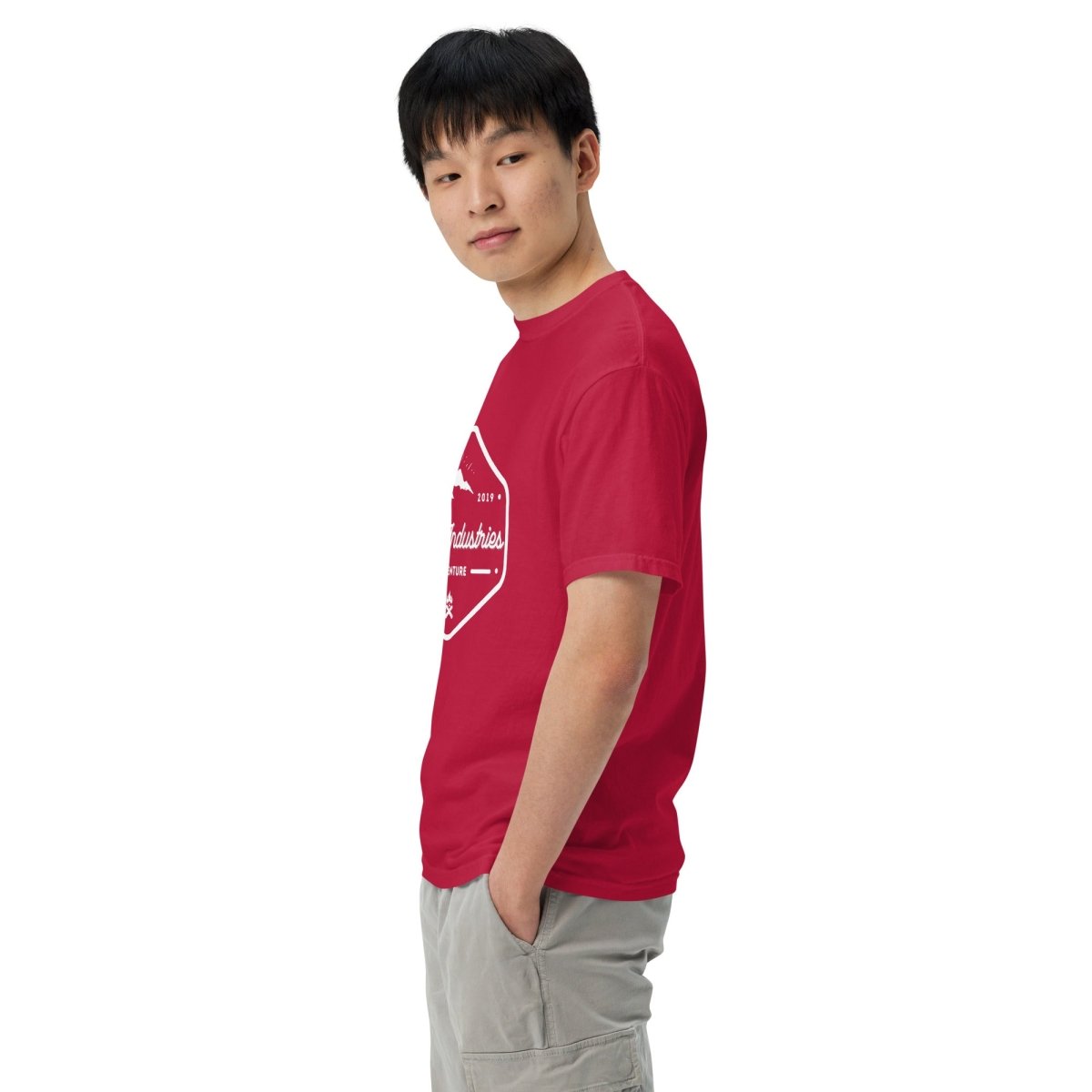 Unisex garment-dyed heavyweight t-shirt - Wifler Industries--Wifler Industries-3408529_15119--Red-S--Unisex garment-dyed