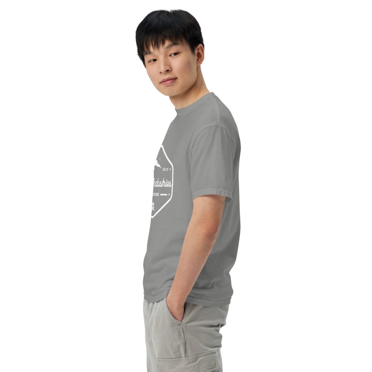 Unisex garment-dyed heavyweight t-shirt - Wifler Industries--Wifler Industries-3408529_15176--Grey-S--Unisex garment-dyed